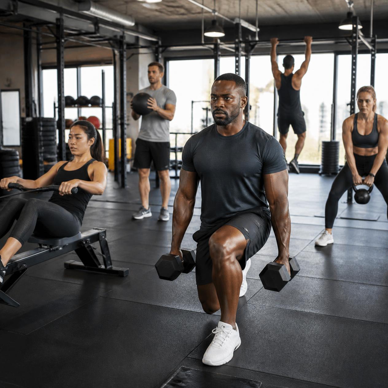 Séance de renforcement musculaire mixte